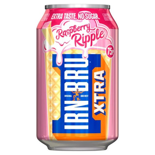 Barr Irn-Bru Xtra Raspberry Ripple 330ml