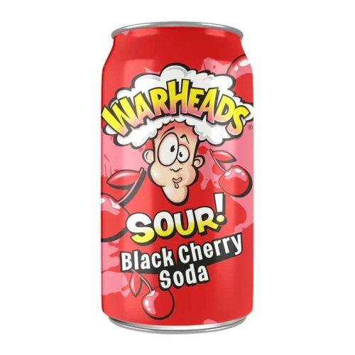 Warheads Black Cherry Sour Soda 330ml