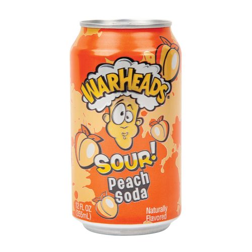 Warheads Peach Sour Soda 330ml