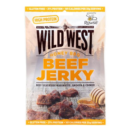 Wild West Honey BBQ Beef Jerky 25g