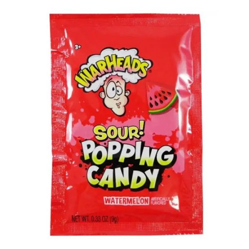 Warheads Popping Candy Pouch Watermelon 9g