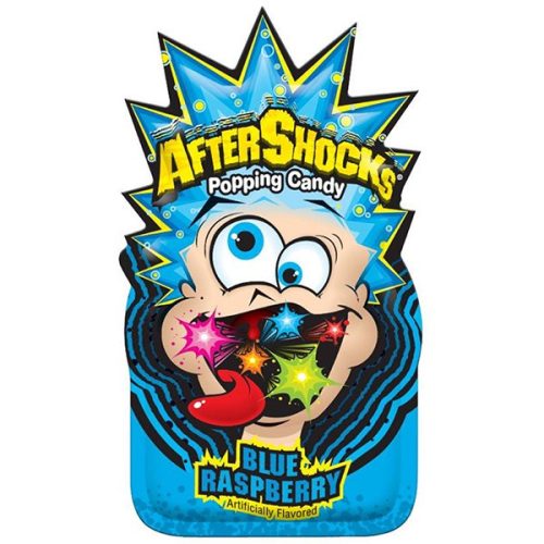 Aftershocks Popping Candy Pouch Blue Raspberry 9g