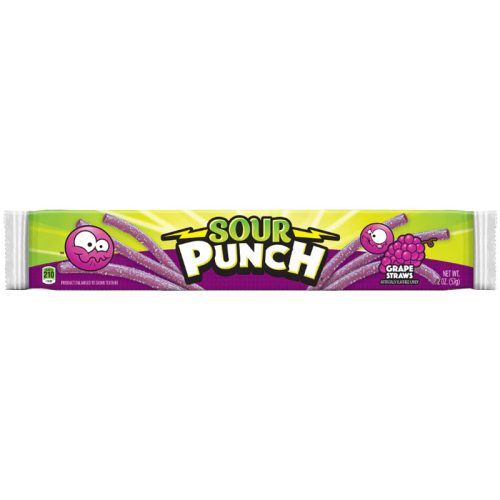 Sour Punch Grape Straws 57gr