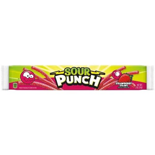 Sour Punch Strawberry Straws 57gr