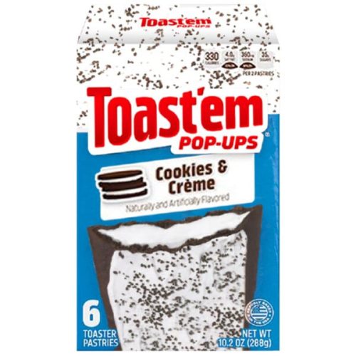 Toast'em Pop-Ups Frosted Cookies & Creme 288g